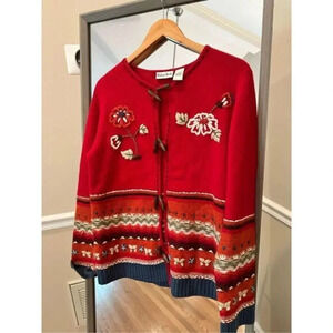 Madison Studio Lambswool Cardigan Size Extra Small‎